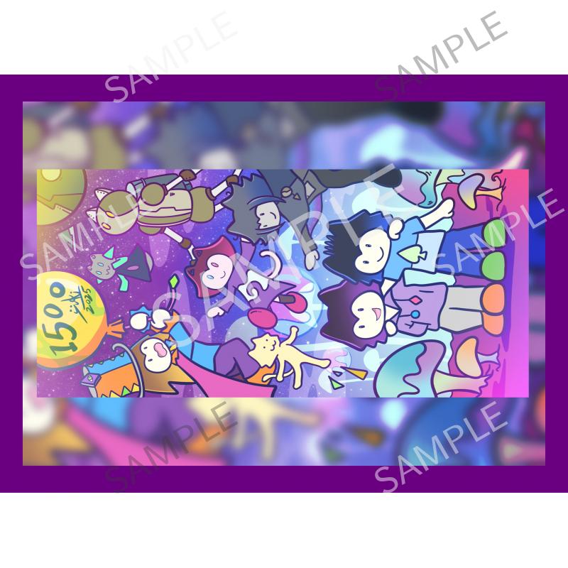 1500話記念イラスト　～キノコとキカイの不思議な世界～